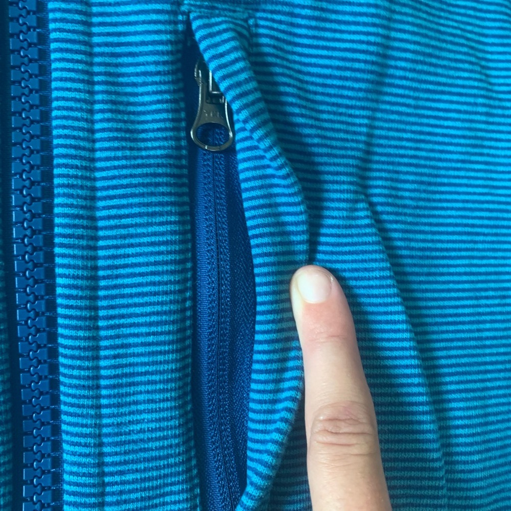 Lululemon Zip Up Hoodie Blue LIKE NEW - Picture 5 of 6